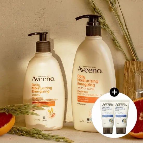 데일리 에너자이징 로션 354ml+워시 532ml+(증정)스킨릴리프 로션 30gx2