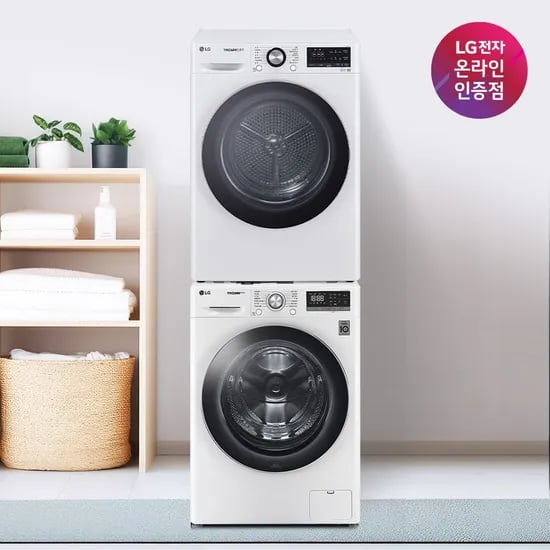 LG 트롬 세탁기건조기세트 F12WVR-10WB 1등급