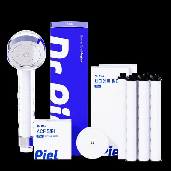특허 2중 필터 샤워기 + 1차필터 6ea + 2차필터 1ea