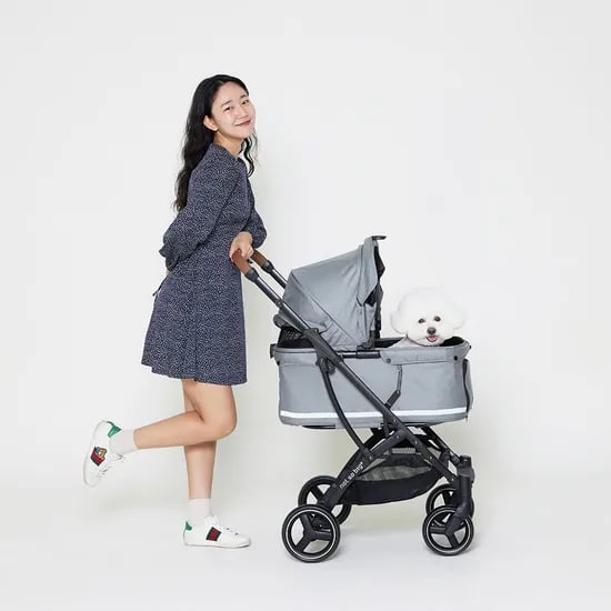 아로아3 퀵폴딩 강아지유모차
