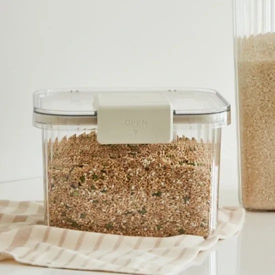 클리어 쌀통 5kg 쌀보관통 쌀항아리 잡곡통 진공 쌀독 밀폐 쌀통