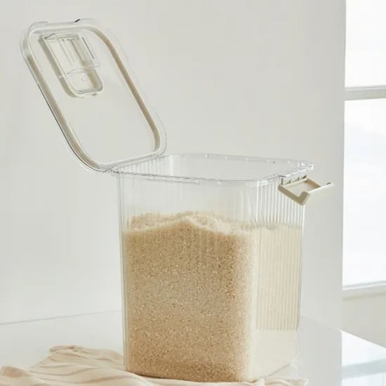 클리어 쌀통 10kg 쌀보관통 쌀항아리 잡곡통 진공 쌀독 밀폐 쌀통