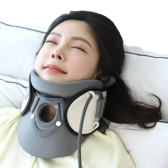 바로넥 목 스트레칭기 바른자세 목보호대 어깨 보호 허리 고정 2종