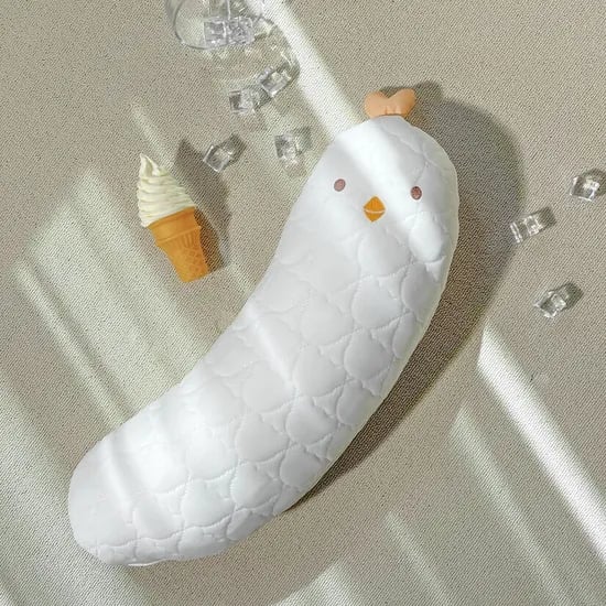 닿자마자 시원한 듀라론 냉감 아기 바디필로우 꼬꼬 인형 베개