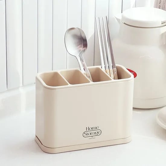 물빠짐 스텐 수저통(4구)