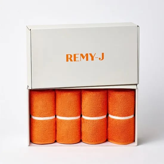 젤라 밴딩페이스타올 250g 고급모달텐셀 (4p, 선물포장)