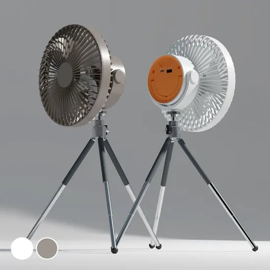 캠핑용 무선 LED 무드등 선풍기 H21 (S급)