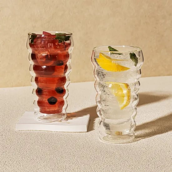 1+1 몬즈 더블월 내열유리 이중컵 트리앙 360ml (총2P)