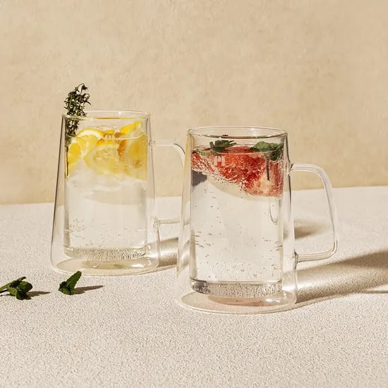 1+1 몬즈 더블월 내열유리 이중컵 루체 L 540ml (총2P)