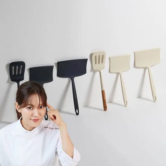 안전한 실리콘 조리도구 대형/소형 계란말이 뒤집개