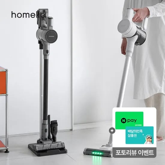 롯데카드 5%~ 특별 세트 구성+충전거치대 증정 BLDC 무선청소기 원룸 청소기 더스트제로