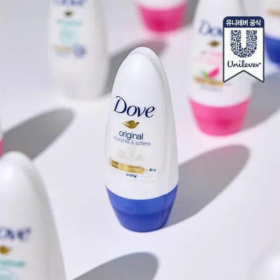 도브 데오드란트 롤온 40ml 3개 (오리지널/센서티브/석류&레몬버베나)