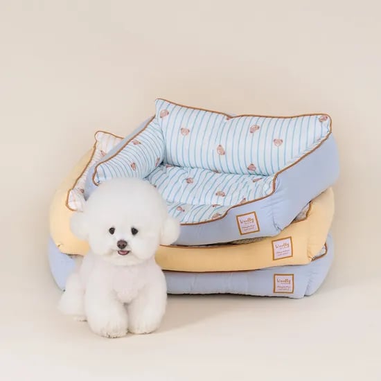 강아지 사각 쿨링 방석 애견방석 3size 2colors
