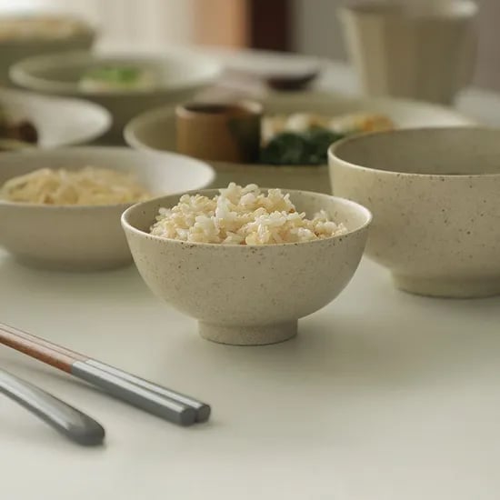 MITANI 치노 베이지 테이블 웨어 공기 밥그릇
