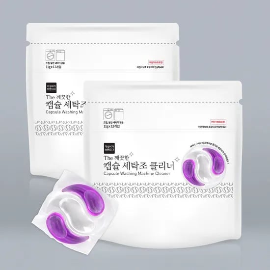 The 깨끗한 캡슐 세탁조클리너 12개입+12개입