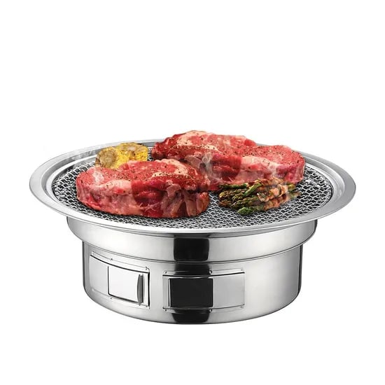 스텐 로스터그릴 340 스텐석쇠 바베큐그릴 숯불화로 미니화로 휴대용 그릴 화로 숯