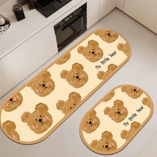마이베어 빨아쓰는 말랑한 3세대 규조토 욕실 발매트 주방매트 2size