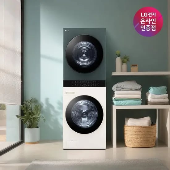 트롬 오브제컬렉션 워시타워 W2421EGAMR 세탁24건조21 신모델 1등급