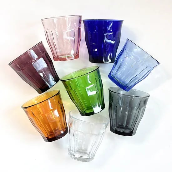 피카디 언더락 내열강화유리 물컵 주스컵 유리잔 250ml 8colors