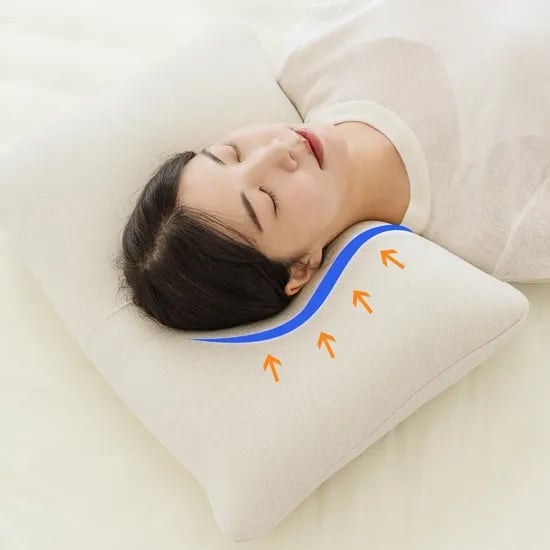 통째로 빨아쓰는 메모리코튼 경추 호텔베개