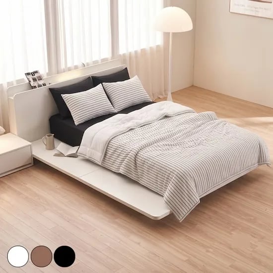 로우슬립 저상형 LED 헤드 깔판 침대프레임 S/SS/Q/LK