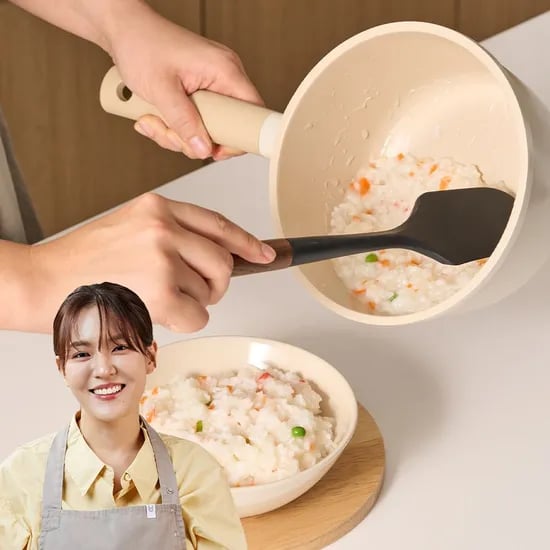 북미산 월넛 프리미엄 실리콘 조리도구 스패츌라