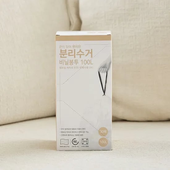 끈이 있어 편리한 분리수거봉투 100L(30매)