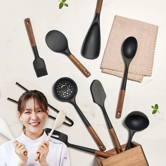 1+1 안심 실리콘 조리도구 국자/뒤집개/주걱 골라담기