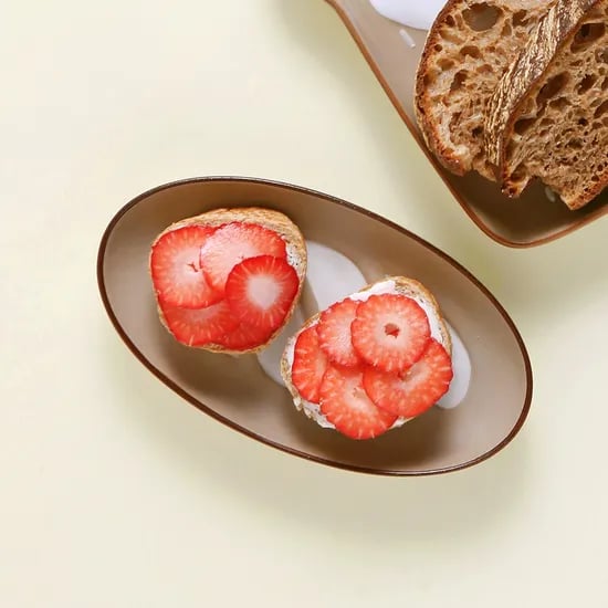 브레드 도자기 식기 바겟트 접시 (소)