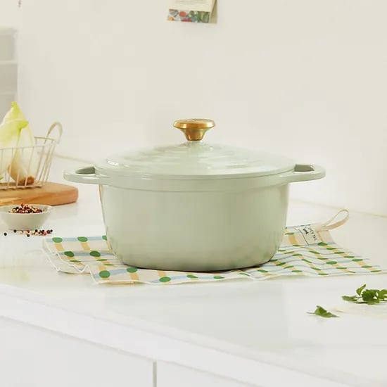 인덕션 세라믹 에어 주물냄비 페어그린 24cm
