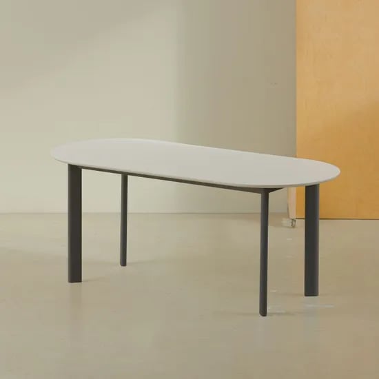 studio / 페이브 식탁 테이블, 타원형, 1600/1800