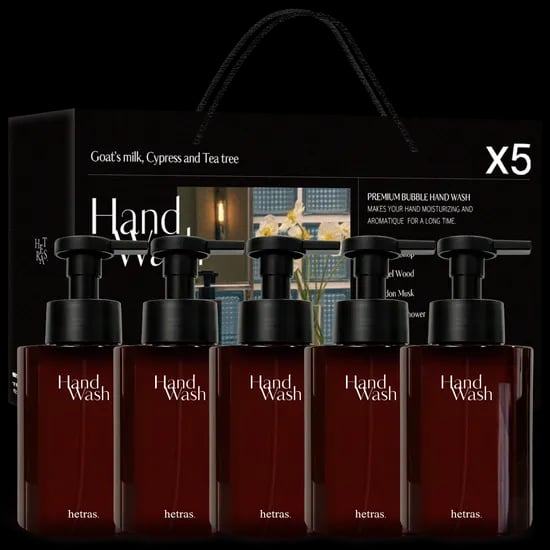 퍼퓸 버블 대용량 핸드워시 515ml 5개 선물세트 핸드솝 답례품
