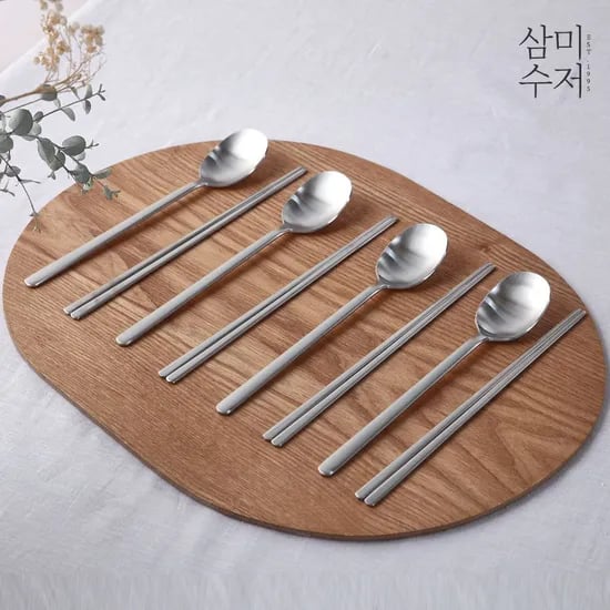 식세기o 국내생산! 신혼 살림 고급용 3.0t 무광/미러 한식 수저세트 5P