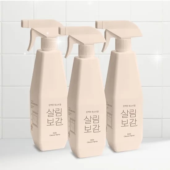 초강력 곰팡이 제거제 제거 벽지 베란다 벽 화장실 욕실 창틀 청소세제 550ml
