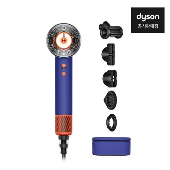 다이슨 슈퍼소닉 헤어드라이어(빈카블루/토파즈)+보관케이스