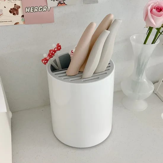 올인원 싱크대 회전 칼꽂이 블럭 칼집 거치대 보관함