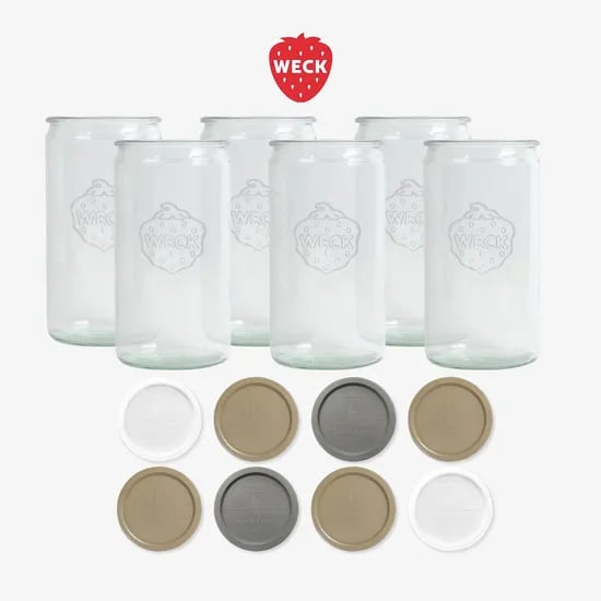 실린더 974(1590ml) 6개 + PE뚜껑 8개 세트
