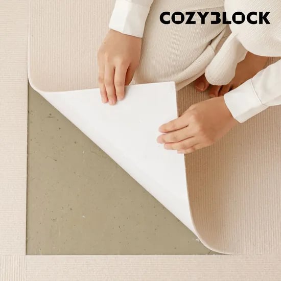 냄새없는 흡착 타일카페트 바닥 베란다 매트 50x50 10장 8colors