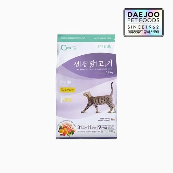생생닭고기 라이트 1.8kg/5kg