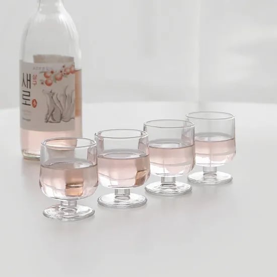 스퀘어핏 고블렛 소주잔 4P세트 50ml