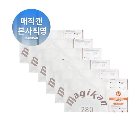 매직캔 정품 리필봉투 국내유일3겹_280리필_10개입(27L)_화이트