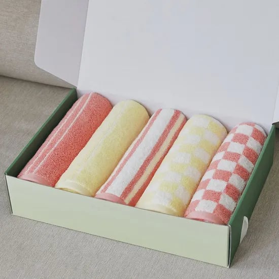 선염 데이즈 세면타올 40수 200g 호텔 수건 5장 선물 세트
