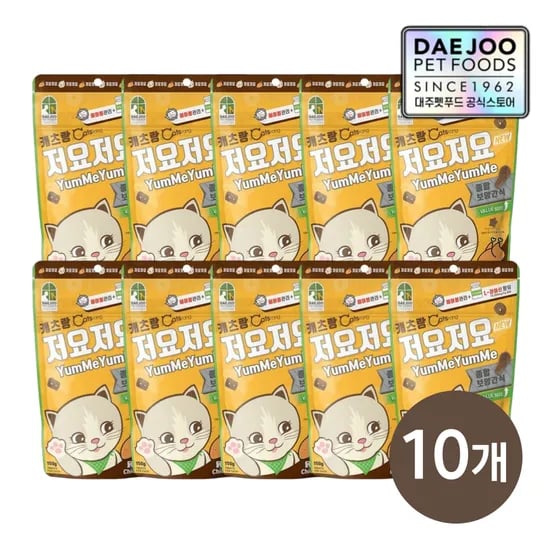 저요저요 닭고기 고양이 이빨과자 보양간식 150g*10개세트