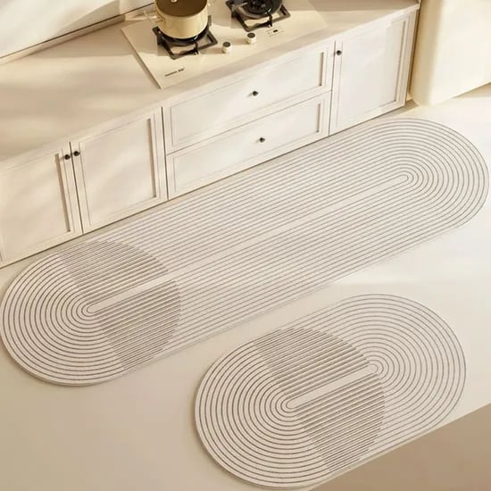 라운드 모던 워셔블 소프트 규조토 발매트 욕실 주방매트 (4size)