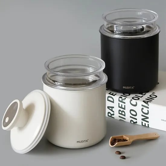 무디타 스텐 이중 잠금 진공 캐니스터 원두 보관용기 700ml 2P / 소분 진공밀폐용기