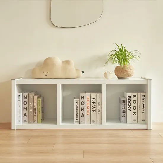 체크 책장 1단 1200