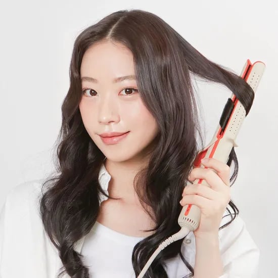 에어쿨링 펌 봉&판 2in1 프리볼트 고데기 롱