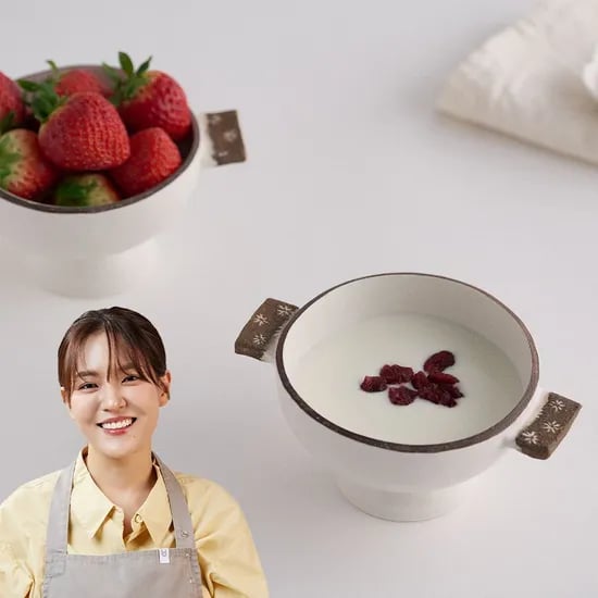 헤리티지 도자기 아이스크림컵 디저트볼 소주잔 머그컵 그릇세트