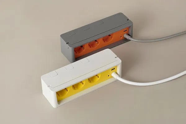 아이디탭(IDtap) 디자인 멀티탭  3구 USB 2포트