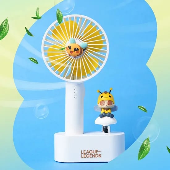 리그오브레전드 꿀잼티모 무드등 핸디 선풍기